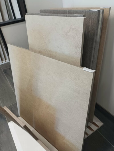 Pavimenti spessorati 20 mm. 2 cm. per esterno gres porcellanato antimacchia graphis beige 80 x 80 cm. - posa su ghiaia carrabile - immagine 6