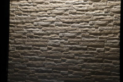 Rivestimento decorativo chiaro pareti 3D Effetto pietra naturale Ceramico ANTIMACCHIA 10 x 50 x 1,2 - immagine 5