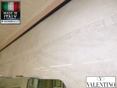 Rivestimento effetto marmo VALENTINO 45 x 90 cm. Silver levigato e rettificato